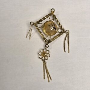 Vintage Asian Solid Perfume / Fragrance Diffuser Pendant